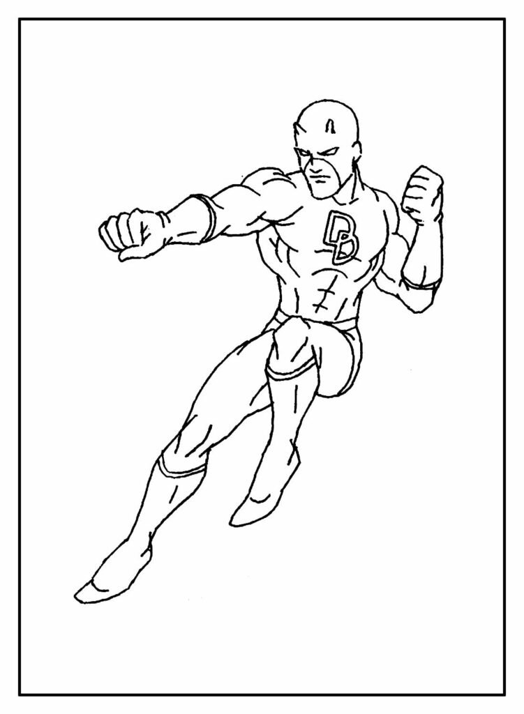 desenhos do demolidor para colorir 3