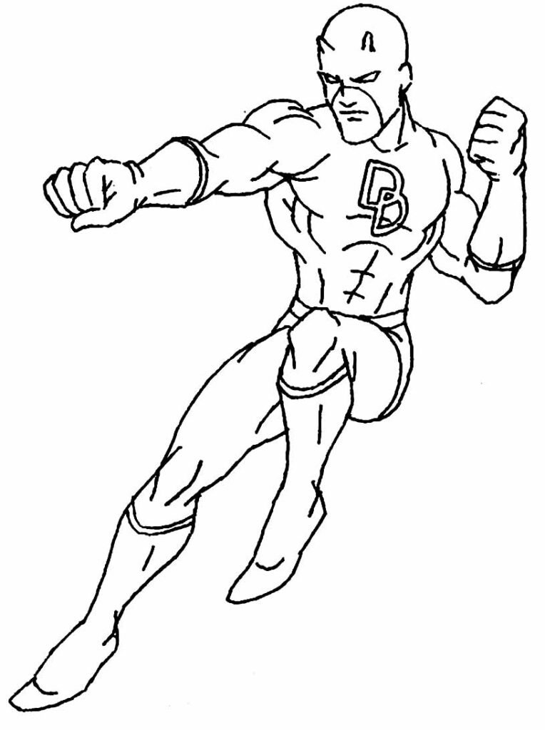 desenhos do demolidor para colorir 4