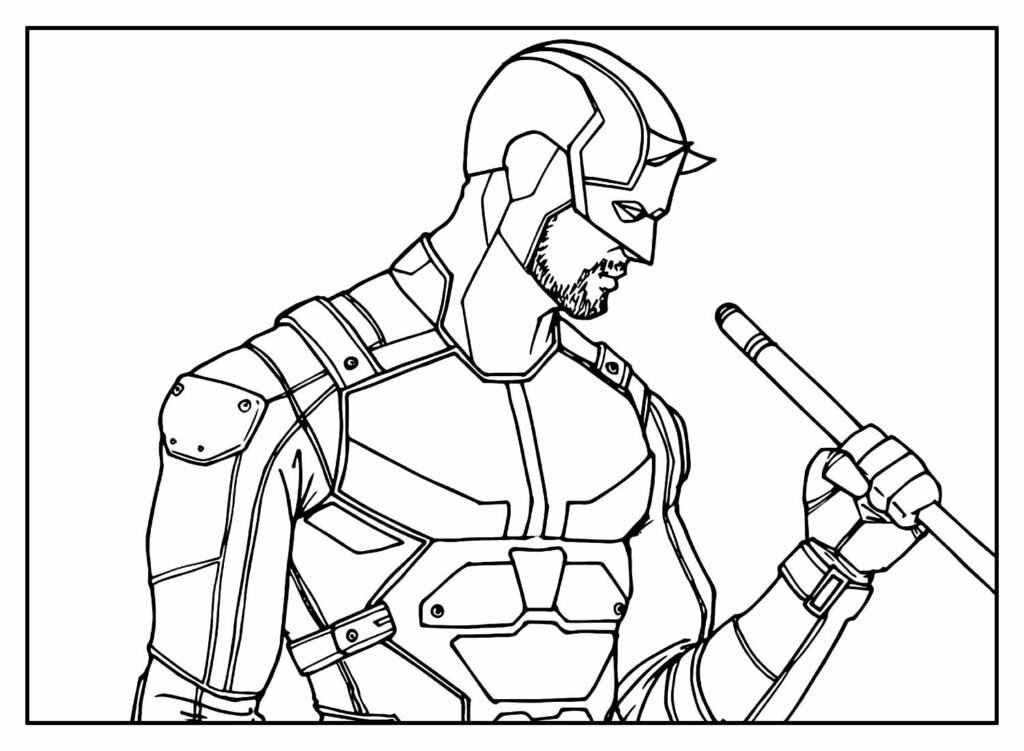 desenhos do demolidor para colorir 8