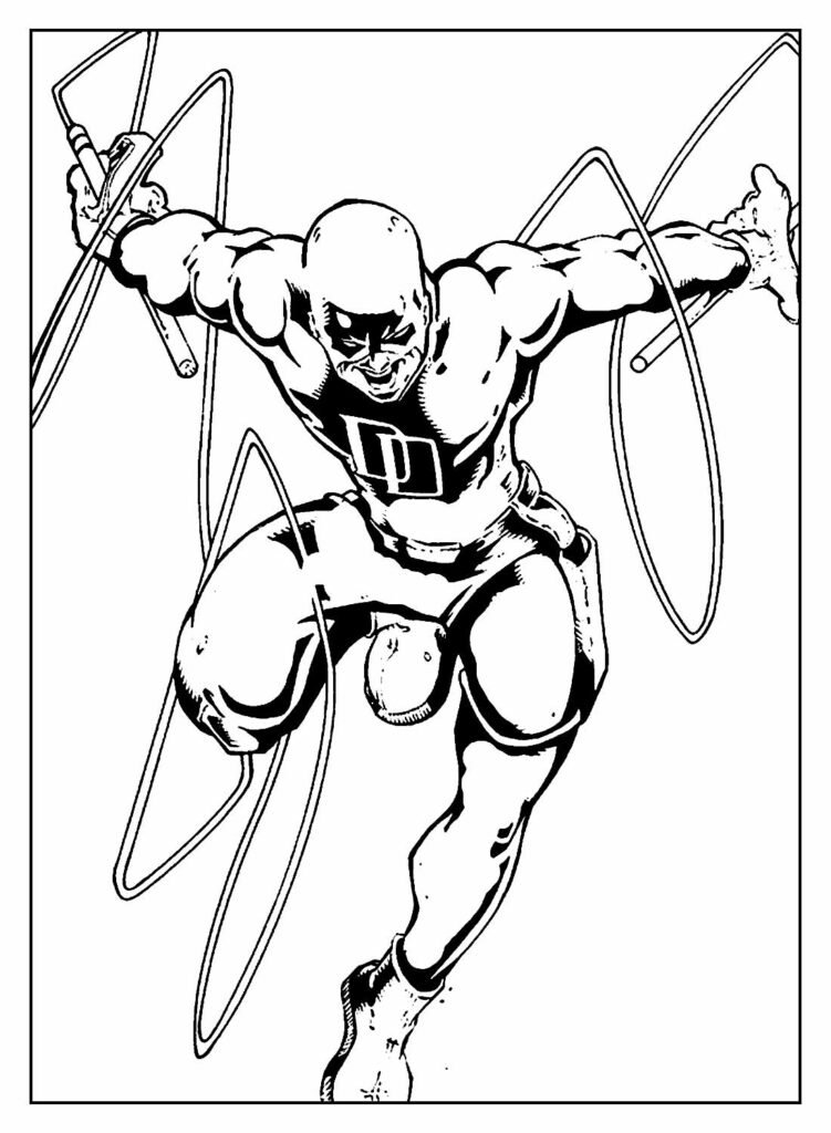 desenhos do demolidor para colorir 9