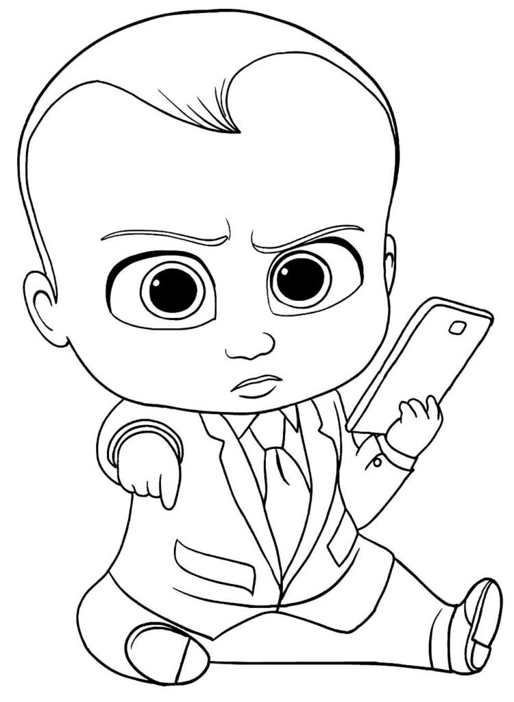 desenhos do poderoso chefinho para colorir 2