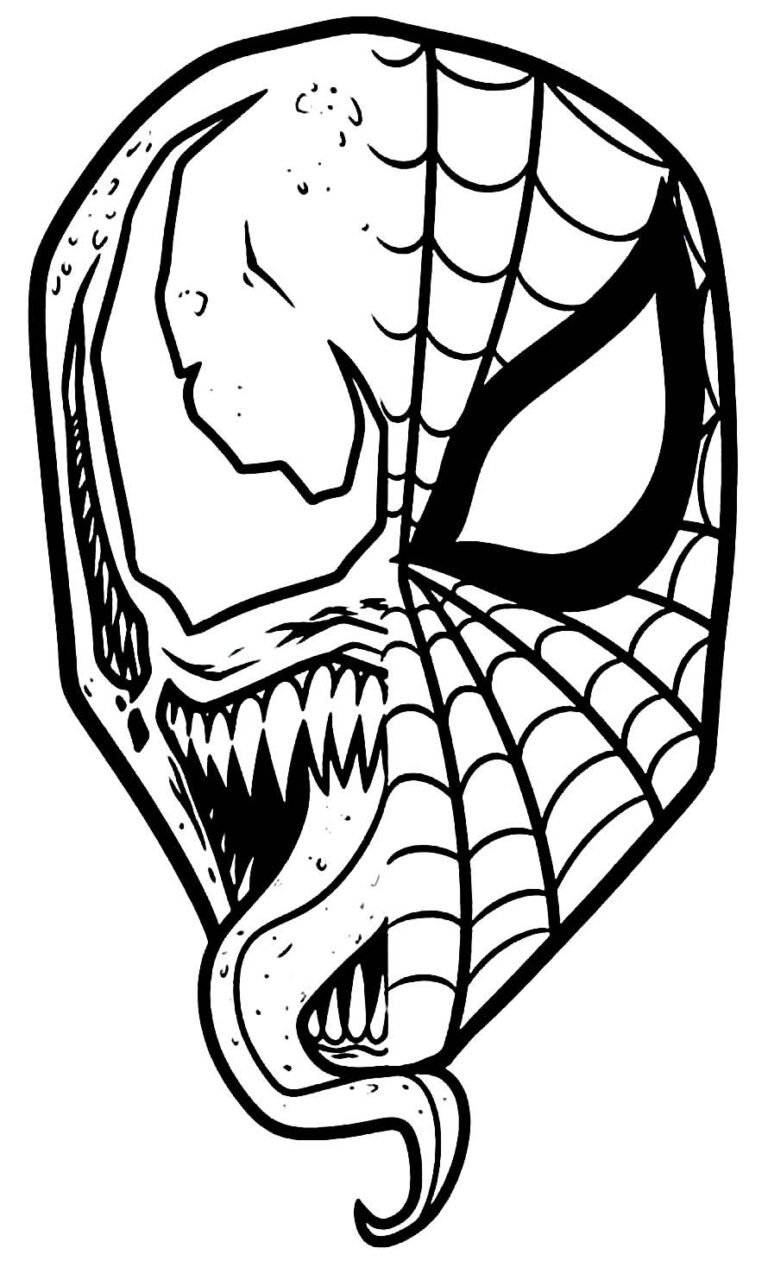 Desenhos de Venom para Colorir e Imprimir