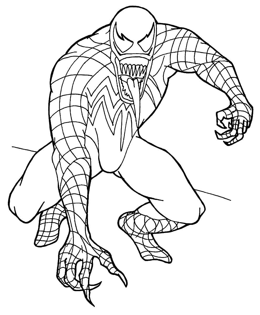 Desenhos de Venom para Colorir e Imprimir