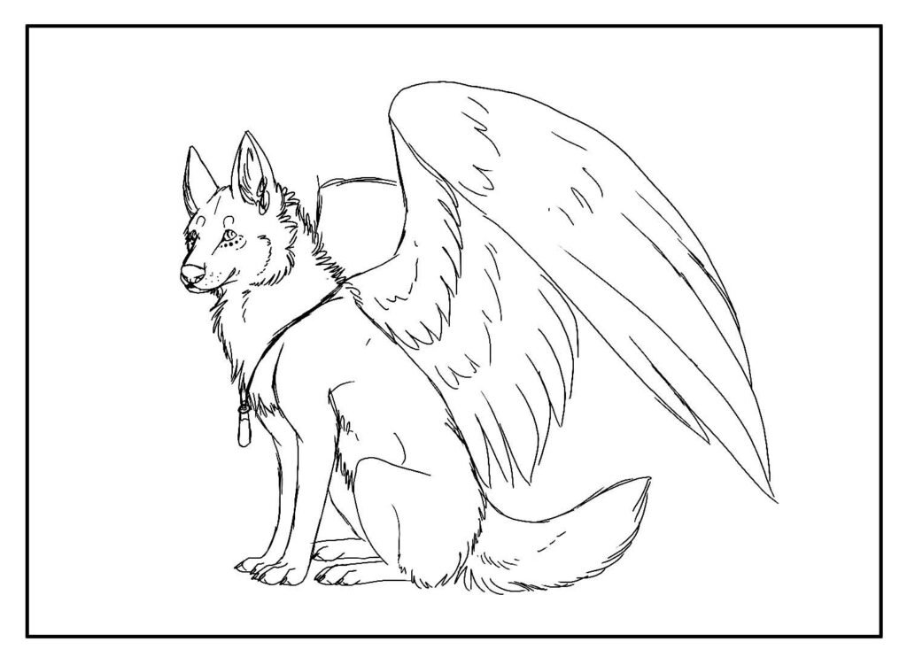 desenhos lobo 1