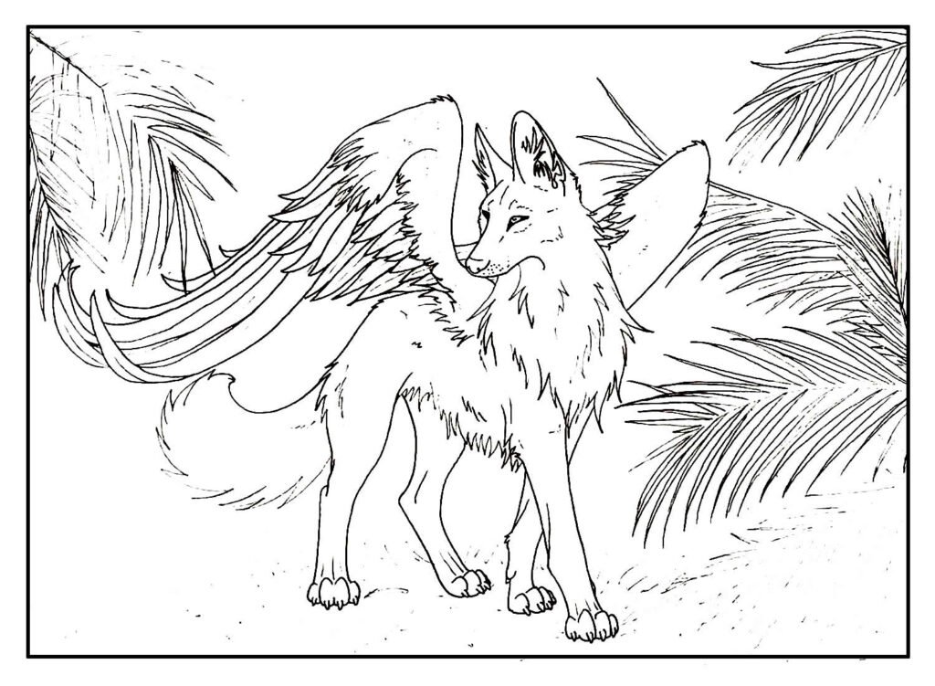 desenhos lobo 2