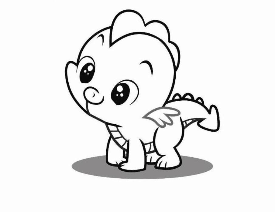 desenhos my little pony para colorir imprimir dragão