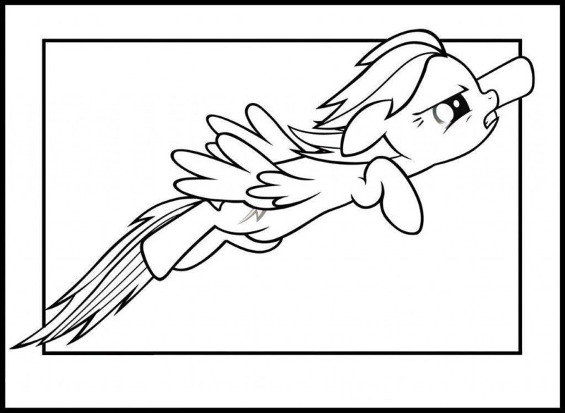 desenhos my little pony para colorir imprimir voando