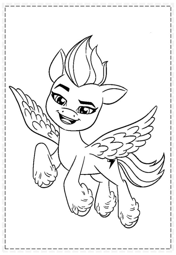 desenhos my little pony para colorir nova geração 6