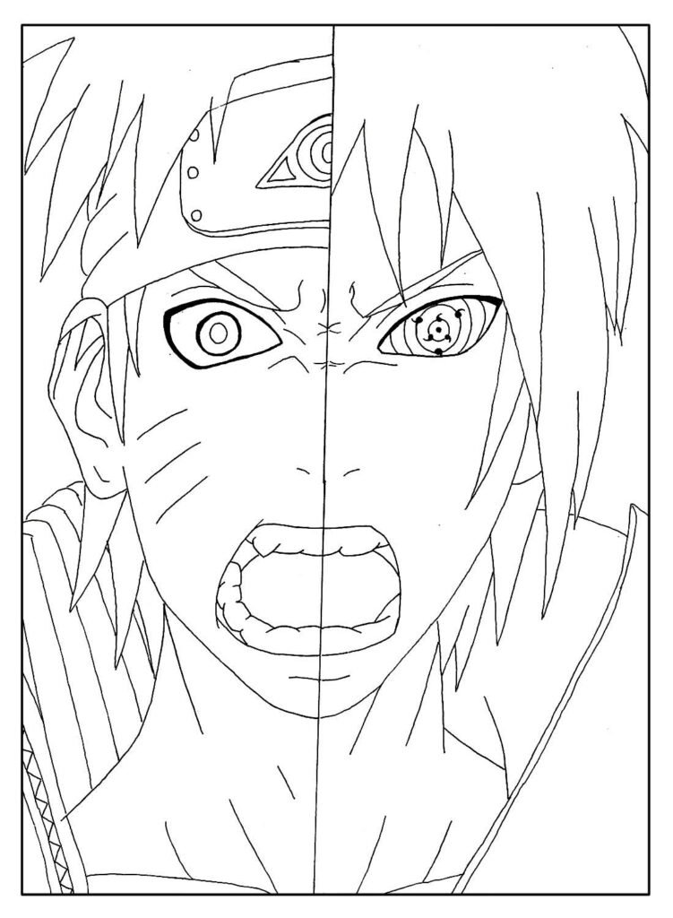 50+ Desenhos para colorir de Naruto - Dicas Práticas