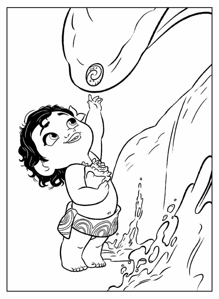 desenhos para colorir da moana 2