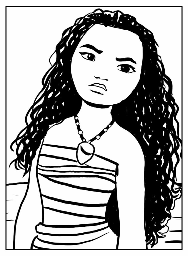desenhos para colorir da moana 20