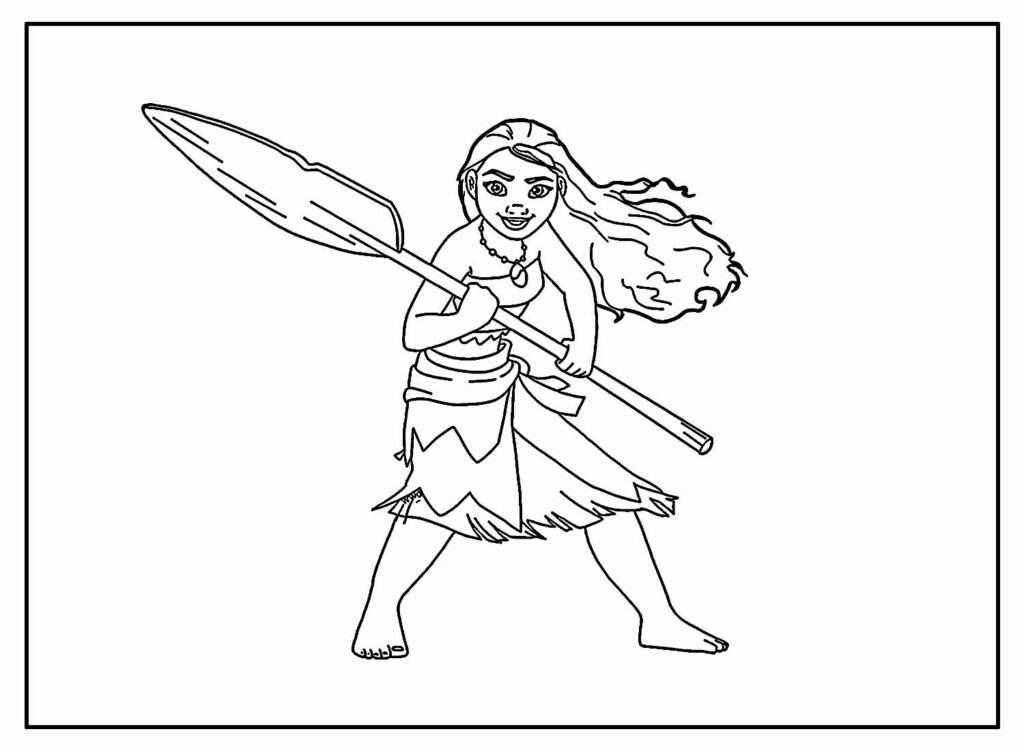 desenhos para colorir da moana 3