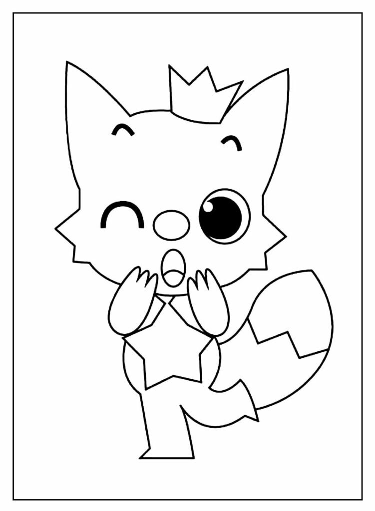 desenhos para colorir de baby shark 20