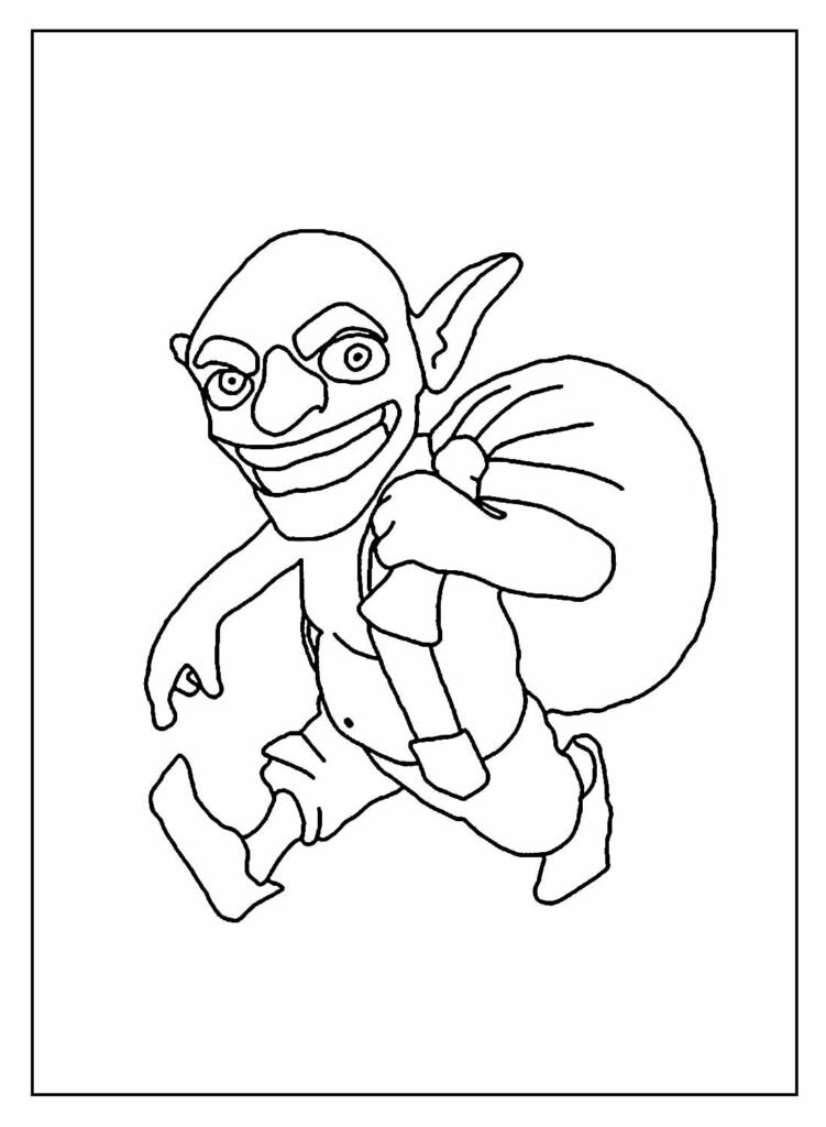 desenhos para colorir de clash of clans 14