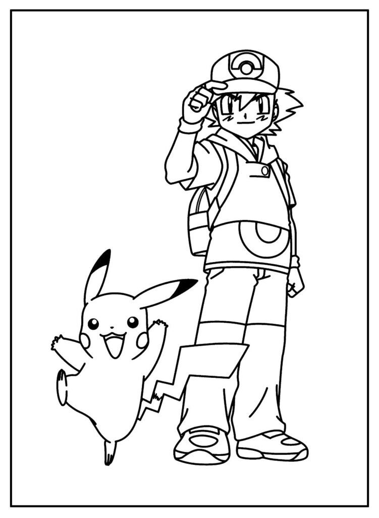 desenhos para colorir de pokemon 25