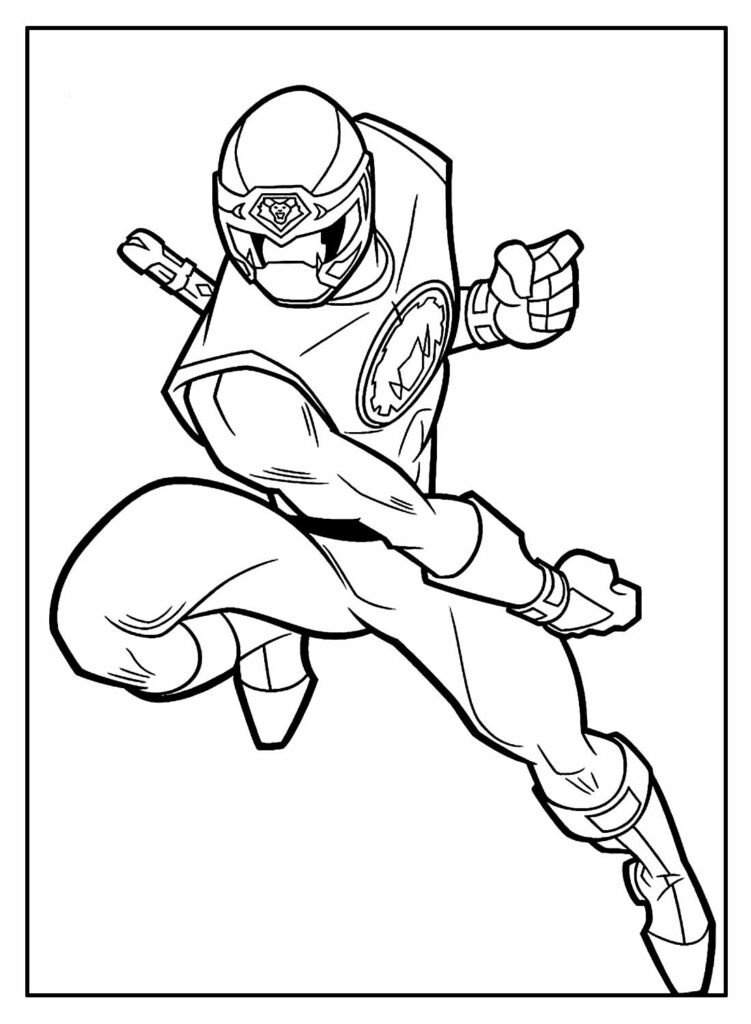 desenhos para colorir de power rangers 10