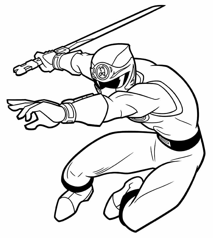 desenhos para colorir de power rangers 11