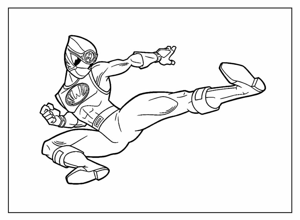 desenhos para colorir de power rangers 12