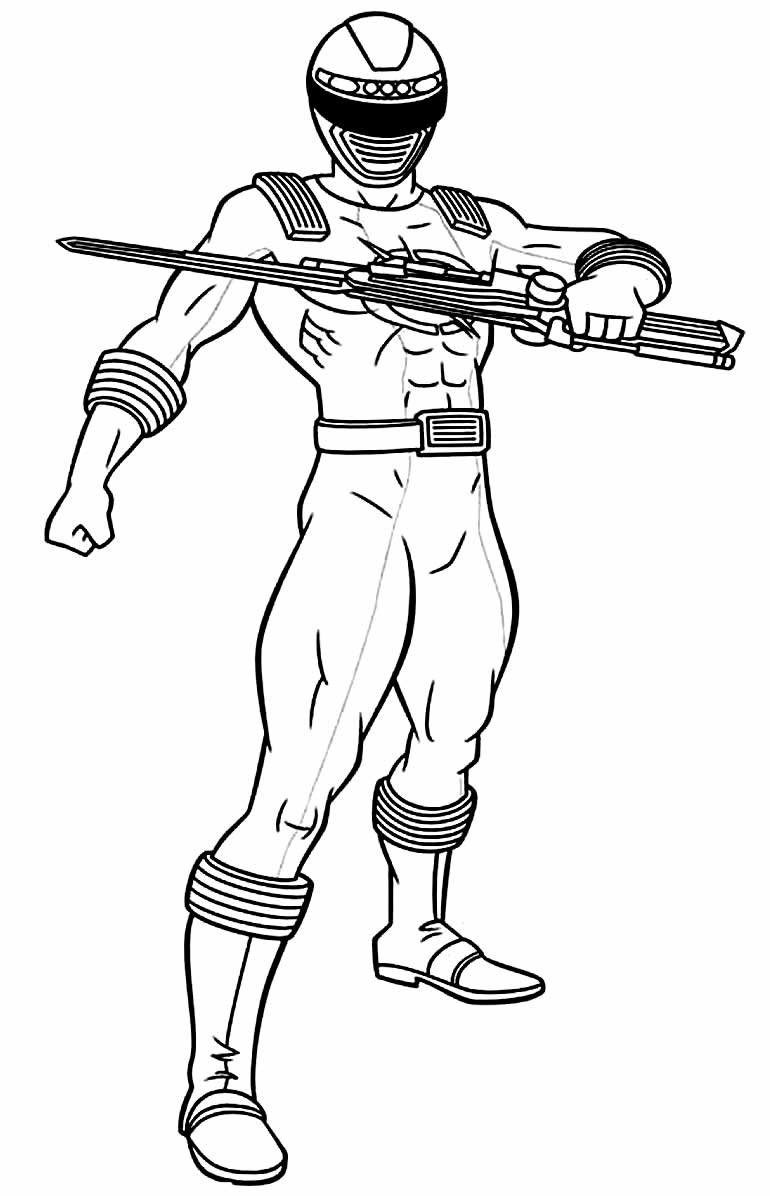 Desenhos dos Power Rangers para Colorir e Imprimir