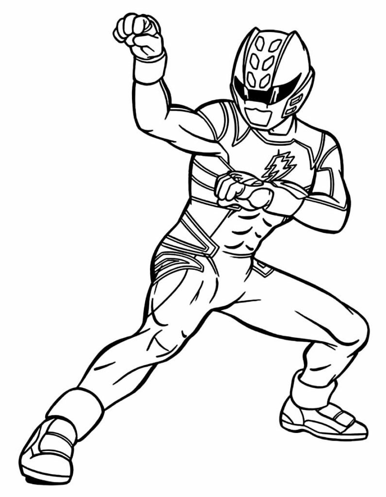 desenhos para colorir de power rangers 18