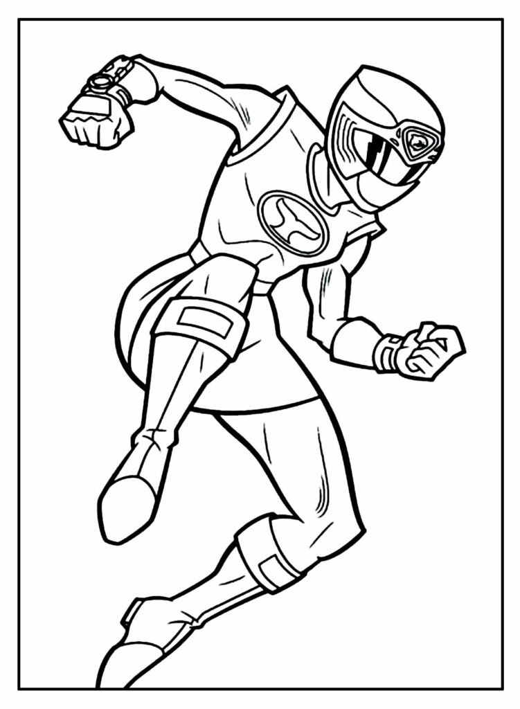 desenhos para colorir de power rangers 2