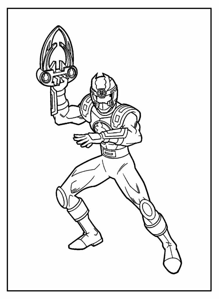 desenhos para colorir de power rangers 21