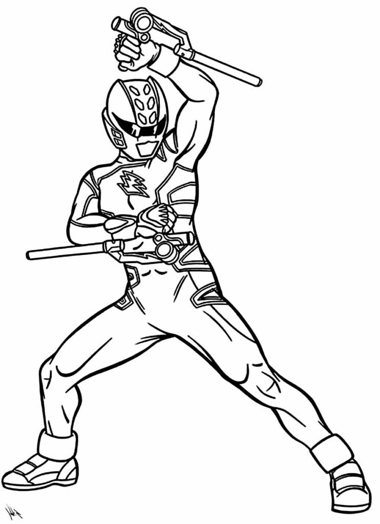 desenhos para colorir de power rangers 23