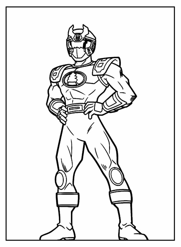 desenhos para colorir de power rangers 24