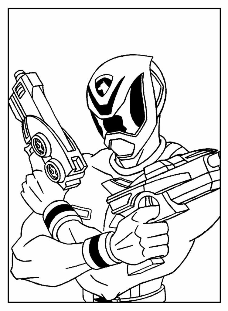 desenhos para colorir de power rangers 5