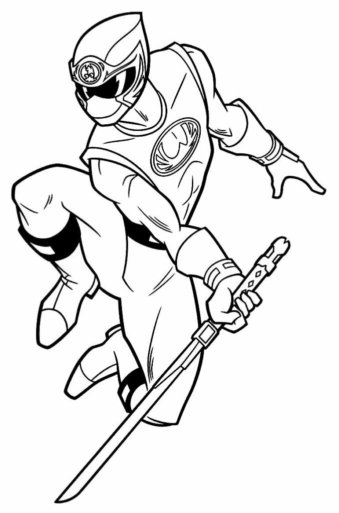 desenhos para colorir de power rangers 6