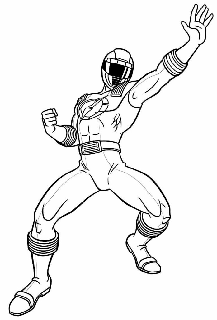 desenhos para colorir de power rangers 7