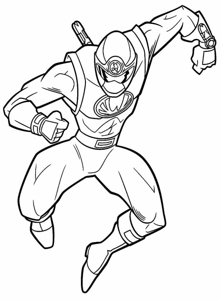 desenhos para colorir de power rangers 9