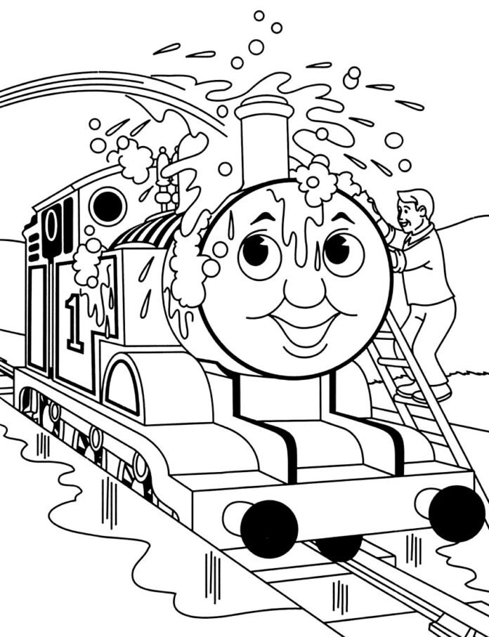 Desenhos de Thomas e Seus Amigos para Colorir e Imprimir