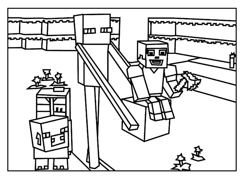 desenhos para colorir roblox