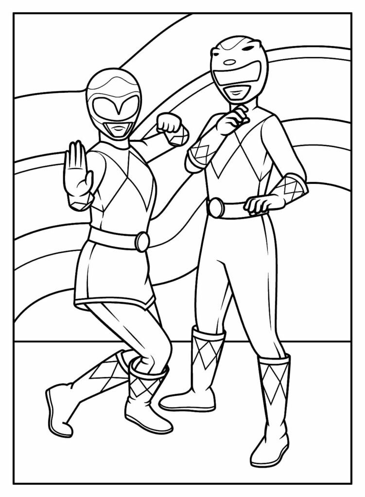 desenhos power rangers 1