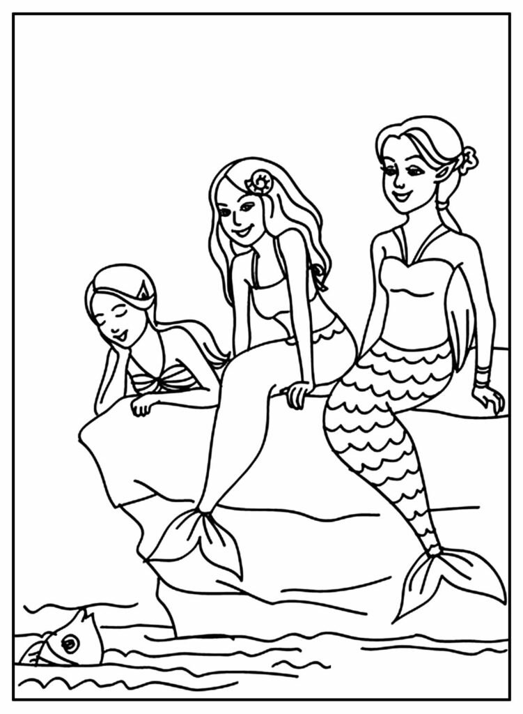 desenhos sereia 8