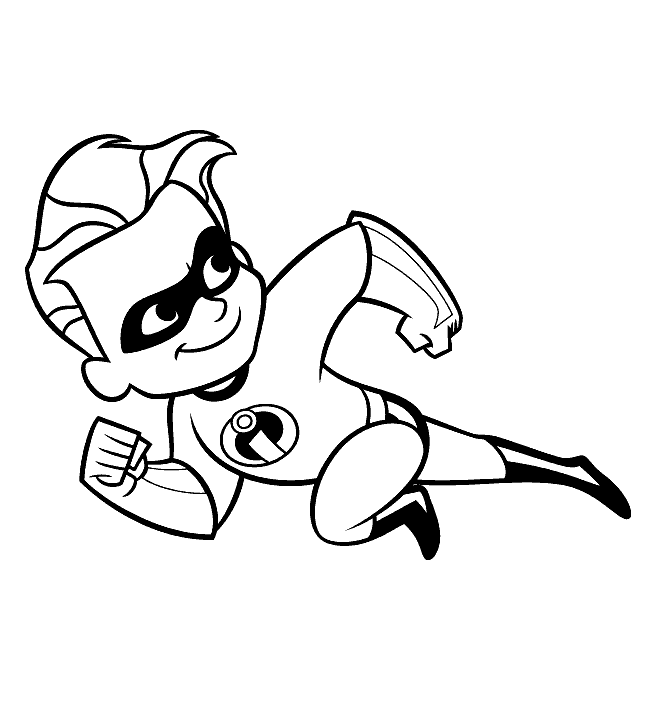 desenhos super herois para colorir os incriveis