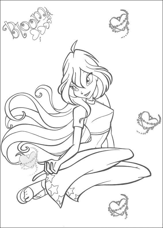 desenhos winx para colorir grande