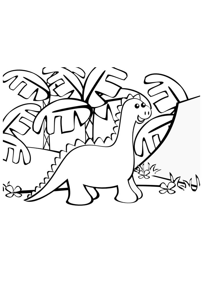 dinossauro para colorir 17