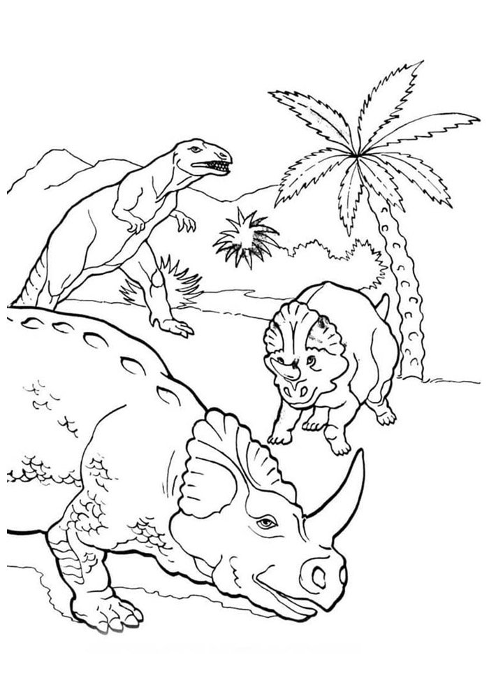 dinossauro para colorir 23