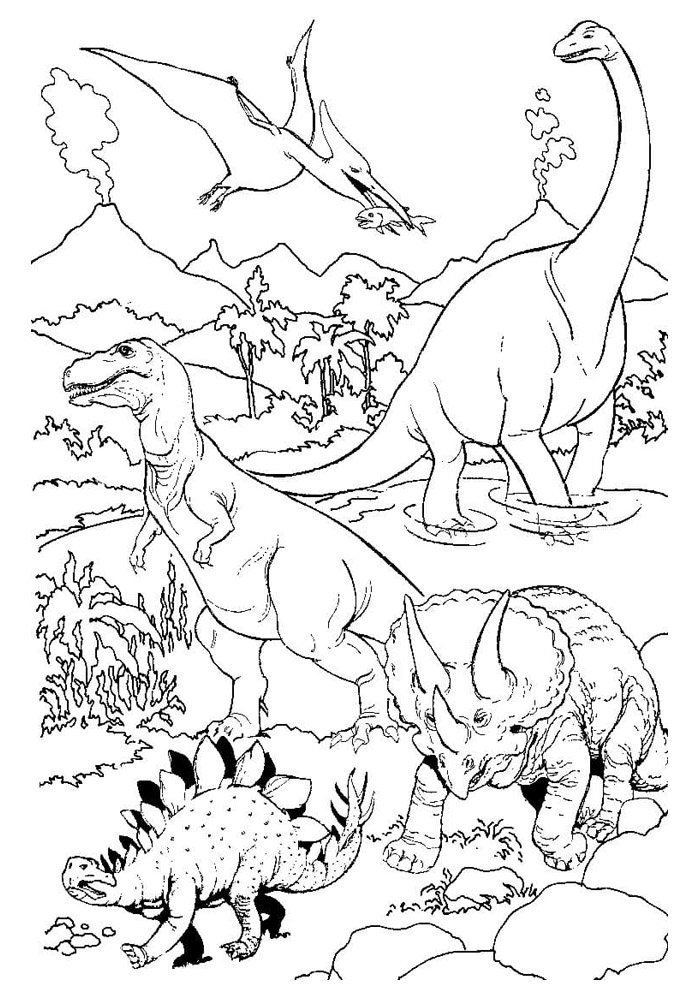 dinossauro para colorir 38