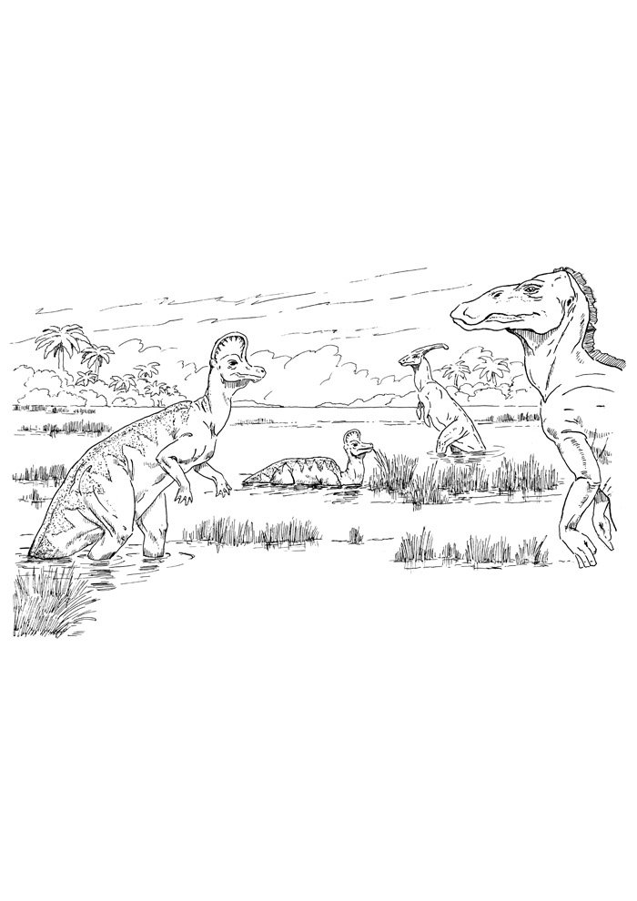 dinossauro para colorir 42