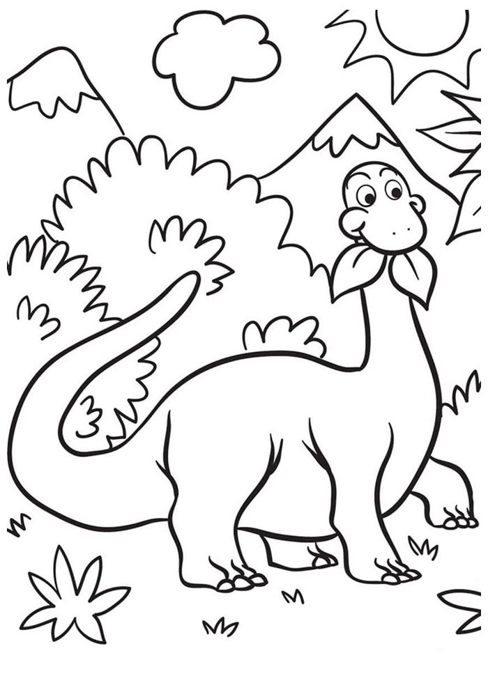dinossauro para colorir 43