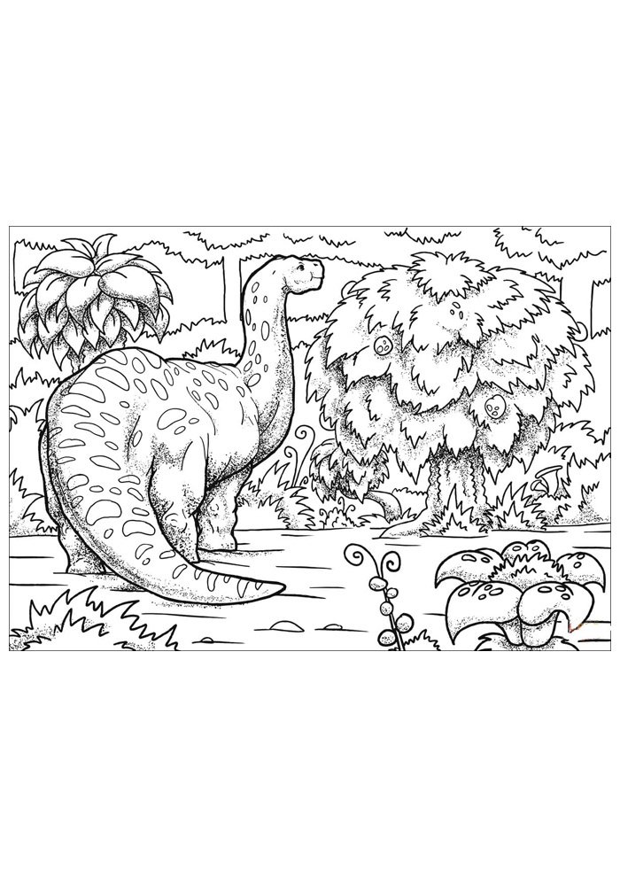dinossauro para colorir 49