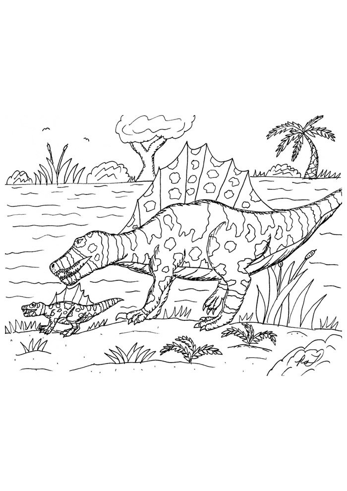 dinossauro para colorir 92