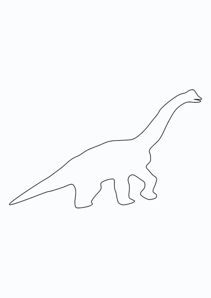 dinossauro para colorir braquiossauro