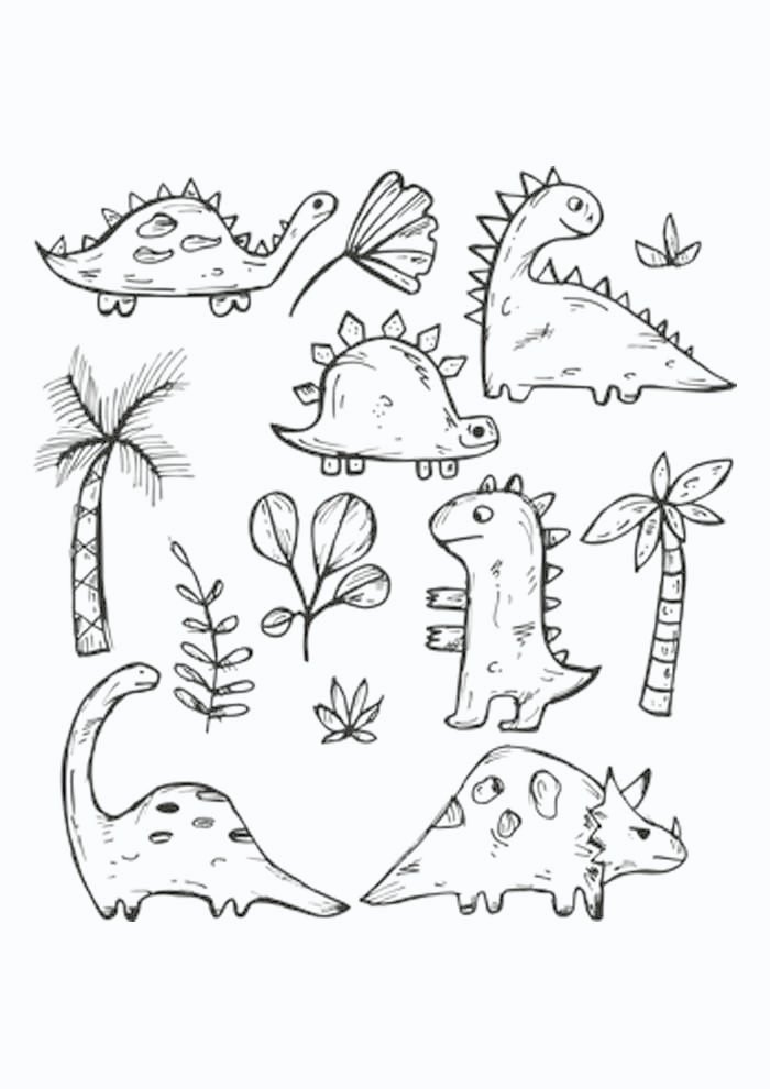 dinossauros para colorir para criancas