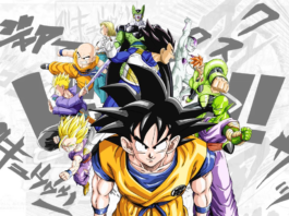 dragon ball z para colorir