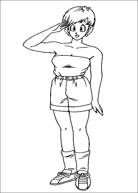 Desenho para colorir Fortnite Capítulo 3 Temporada 3 - Na vibe : Dragon Ball  Z - Bulma 15