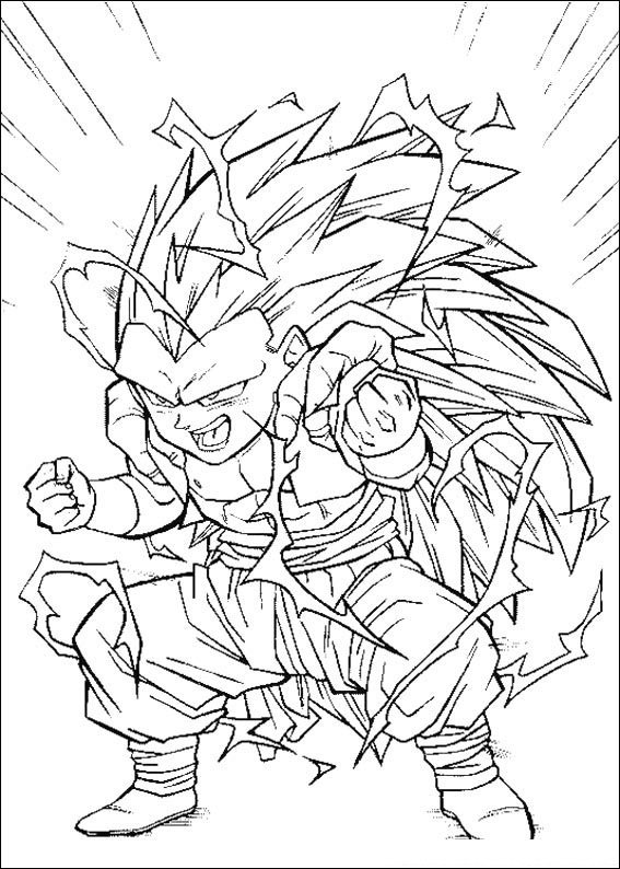 Goten Chibi para colorir (Dragon Ball Z) by PoccnnIndustriesPT on